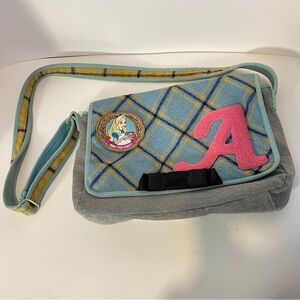 Disney Parks Disneyland Mad Tea Party Alice in Wonderland Purse Messenger Bag A